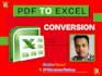 convert PDF to excel accurately and editable