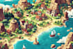 design vector maps, event maps, fantasy festival maps