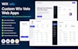 build wix velo web app database user login dashboard automation