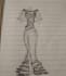 design elegant custom dress sketches
