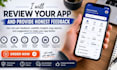 do app review, usability review, and QA testing