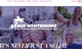 design wix teeth whitening website cosmetic smile studio website