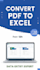 accurately convert PDF to excel by manual typing fast