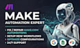 fix make com automation, setup make com, make, make expert