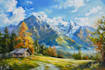 make oil painting landscape