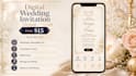 create a premium digital invitation website