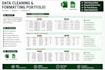 do professional data cleaning and formatting in excel