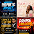design modern church social media flyers