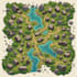 design printable board game map, fantasy tabletop rpg