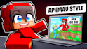 design minecraft thumbnail in 8h