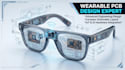 design al smart goggle  pcb, camera integration and embedded firmware