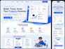 build a modern responsive saas landing page