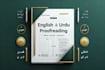proofread english to urdu and urdu to english articles