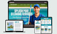 create squarespace pool cleaning service website maintenance booking website