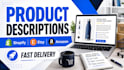 write engaging shopify or etsy product descriptions