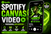 create professional spotify canvas video for your music