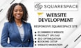 do squarespace website development, build squarespace site design wix redesign