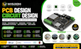 design esp32 raspberry pi pcb circuit for automotive iot embedded systems