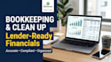 clean up quickbooks bookkeeping and prepare financial statements