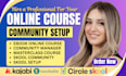 create online course content skool community setup skool online course upload