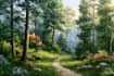landscape oil painting art