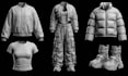 realistic 3d second life clothing garment mesh outfits 3d rigging 3d modeling