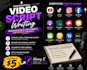 write professional youtube scripts and video content