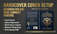 design KDP hardcover case laminate book cover