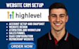 setup gohighlevel website ghl saas funnel go highlevel landing page