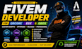 be your professional fivem developer for qbcore esx and qbox