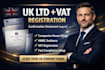 do UK ltd registration with vat registration and confirmation
