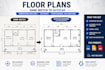 redraw hand sketch into autocad floor plan