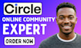 setup circle so online community setup circle so website circle so online course