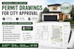 draw house plan floor plan and permit drawing in autocad