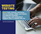 manually test your website