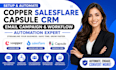 setup copper salesflare capsule email campaign automation workflow
