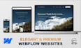 develop a webflow landing page
