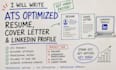 write an ats optimized resume, cover letter and linkedln profile