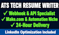 write an ats resume and linkedin profile for tech and automation professionals