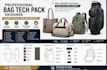 bag tech pack, backpack design, golf bag designer, soft goods design, duffel bag