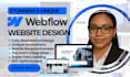 design, redesign, or develop webflow website, webflow expert