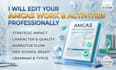 edit your amcas work and activities section professionally