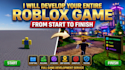 develop your entire roblox game from start to finish, full game development