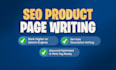 do ecommerce copywriting and services descriptions writing