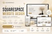 design a custom squarespace website into a modern high converting site