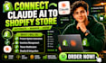 connect claude ai to shopify store product update inventory shopify theme modify
