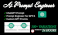 ai prompt engineer chatgpt prompt engineer prompt engineering