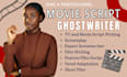 production ready screenplay, comedy movie script as a screenwriter, scriptwriter