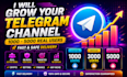 grow your telegram channel with real active users