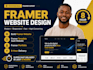 framer website design, landing page framer website redesign, framer template